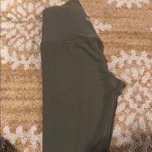 Green lululemon align pant size 4